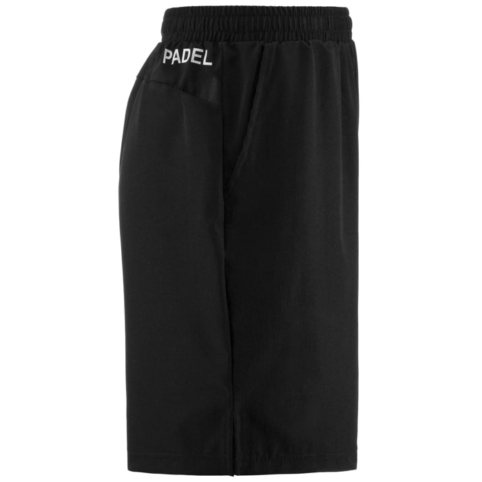 Pantaloni Corti Kappa Uomo Kombat Padel Diviolo Nero