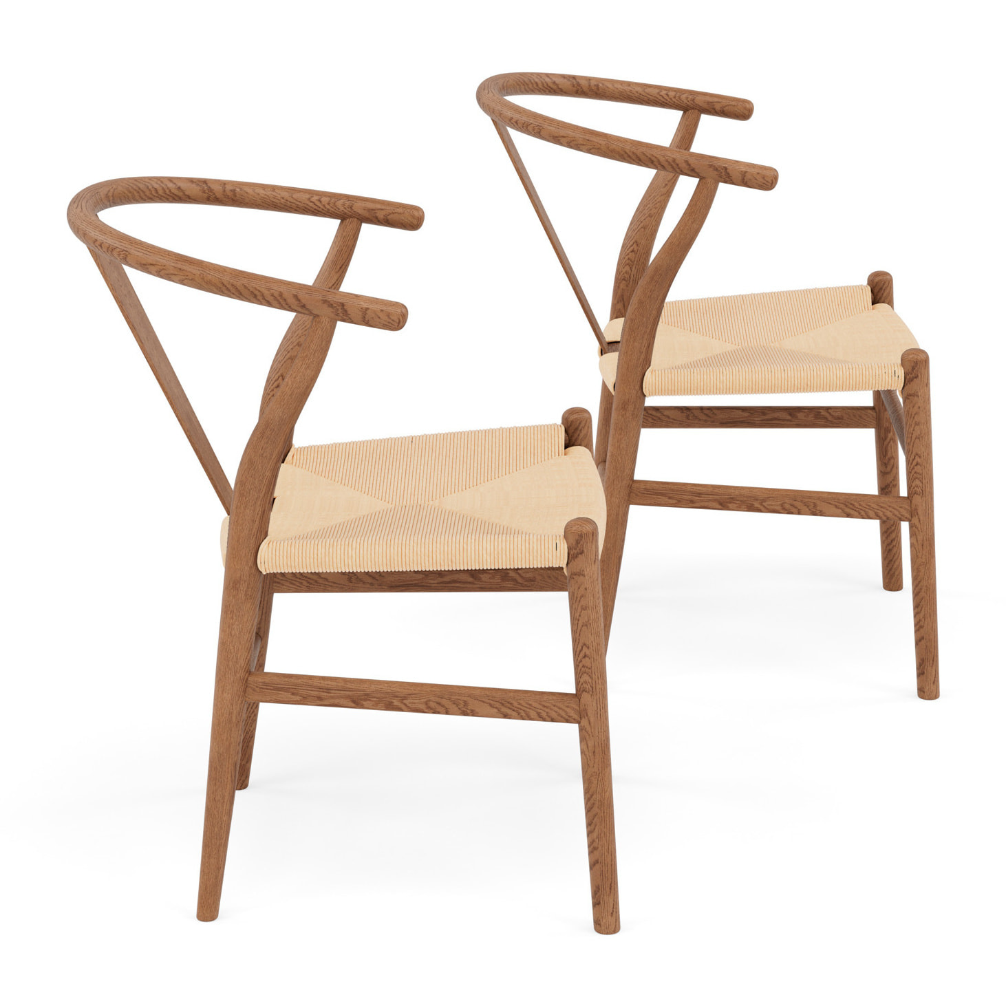 Bergen - lot de 2 chaises - bois d'hêtre - Bois