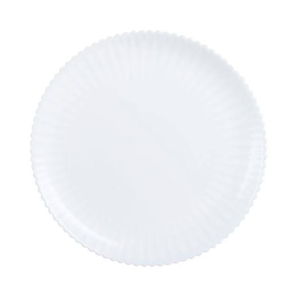 Assiette plate blanche 25 cm Bloom - Luminarc