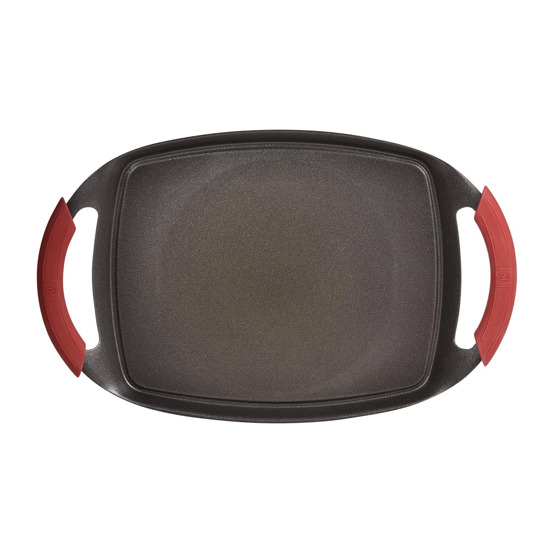 Asador de 36x23cm en aluminio fundido en color negro apta para inducción y antiadherente expert san ignacio