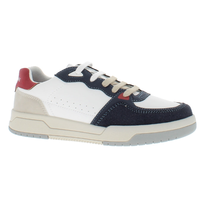 Armata di Mare Scarpe Uomo Sneakers Casual Stringate con Soletta Rimovibile in Memory Foam AMU S24D557 Off White Navy