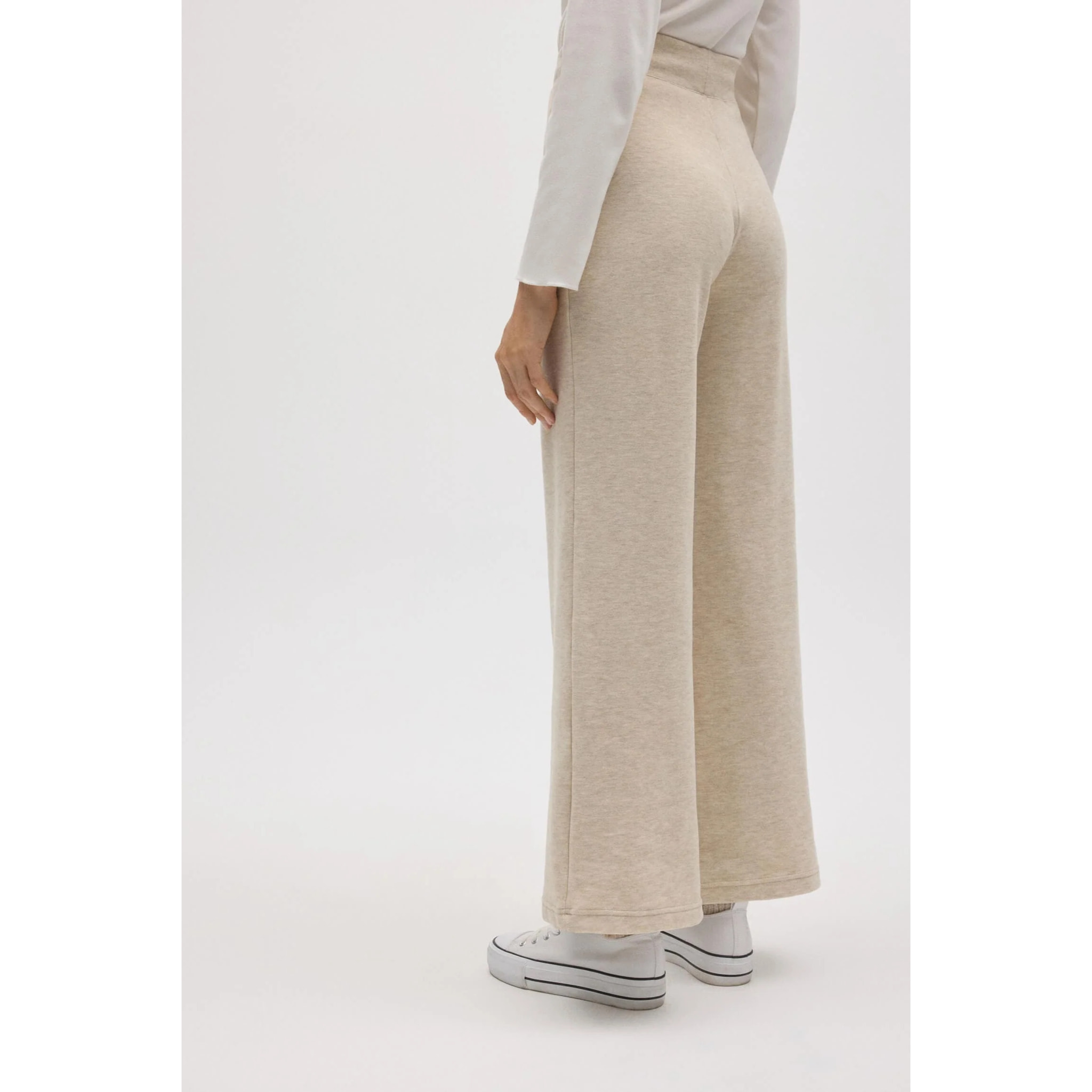 Pantaloni dritti color avorio extra comodi