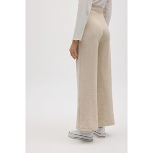 Pantaloni dritti color avorio extra comodi