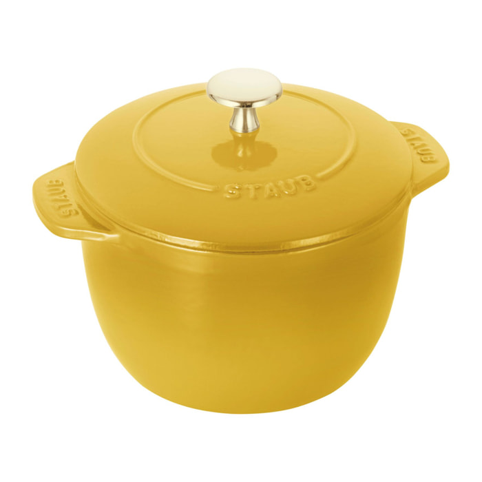 Cocotte à riz 16 cm, Rond(e), Citron, Fonte
