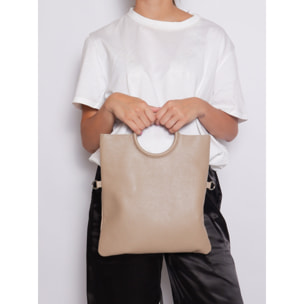 Borsa a mano da donna Made in Italy - Modello Valora Chic - 100% pelle - 29.0 x 30.0 x 1.0 cm