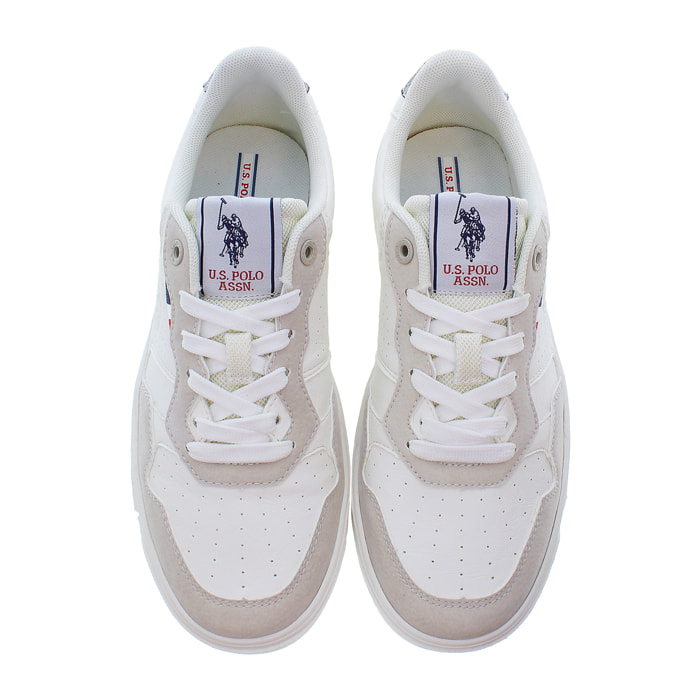 Sneakers U.S. Polo Assn. bianco-marrone