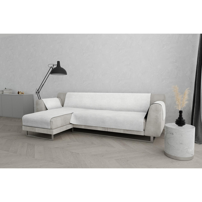 COPRIDIVANO ANTISCIVOLO PENISOLA SX COMFORT MADE IN ITALY – BIANCO