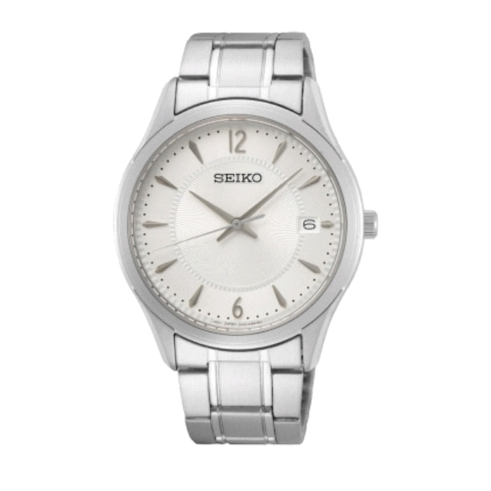 Reloj Seiko SUR417P1 Hombre Analogico Cuarzo con Correa de Acero inoxidable