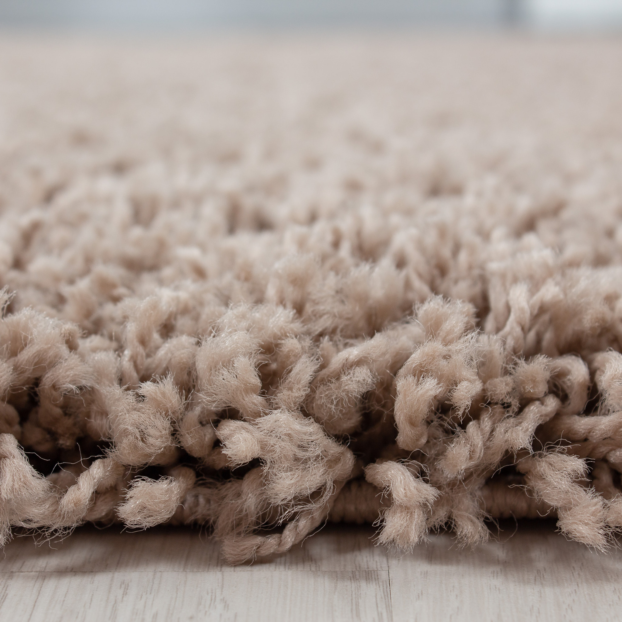 OTTAWA - Tapis rond shaggy uni Beige