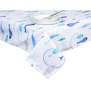 Nappe 140×240 Excelsa – North Sea, Coton Multicolore