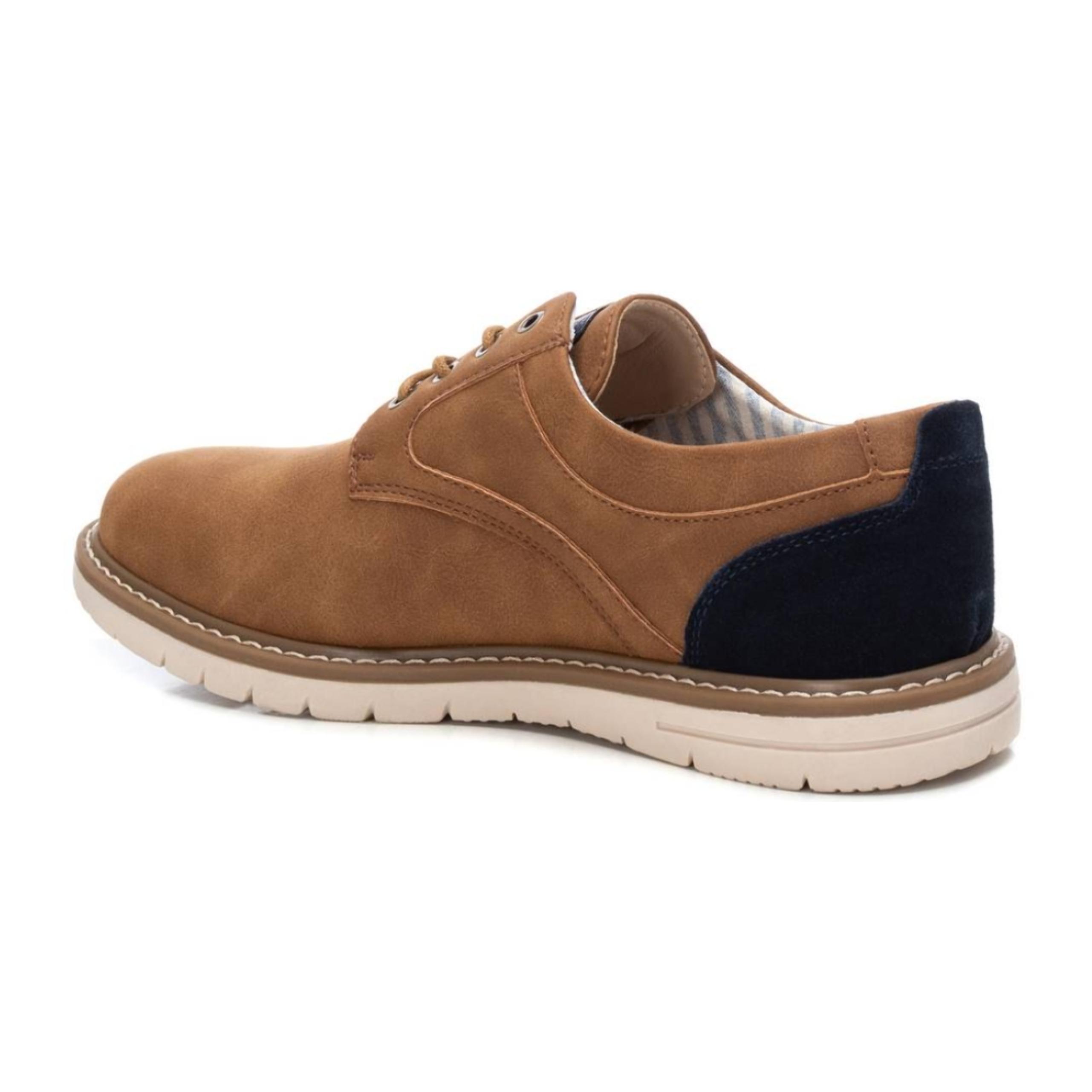 Zapato blucher/derby camel