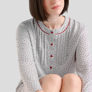 Camison largo de mujer Rojo