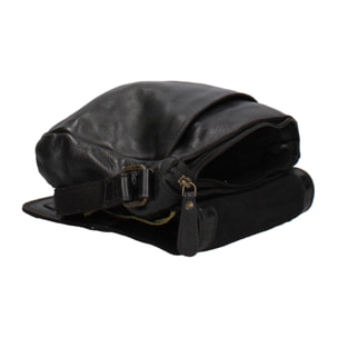 Borsa a tracolla  da uomo In Vera pelle Made in Italy 20x25x6 cm