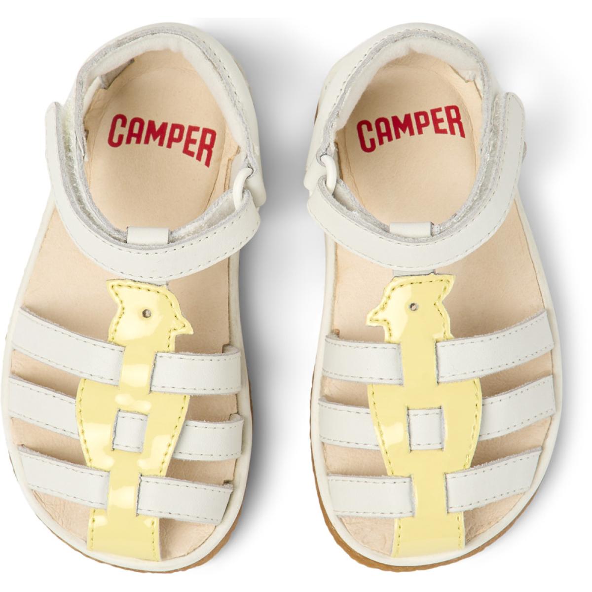 CAMPER Miko - Sandali Bianco Bambino Unisex