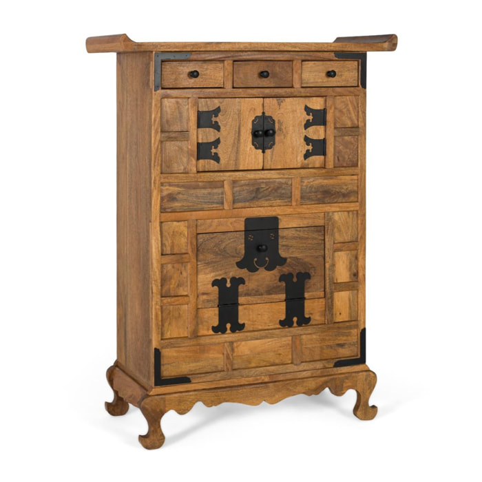 Buffet en bois de manguier 91 cm style oriental