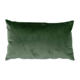 Coussin déhoussable en velours uni - Vert