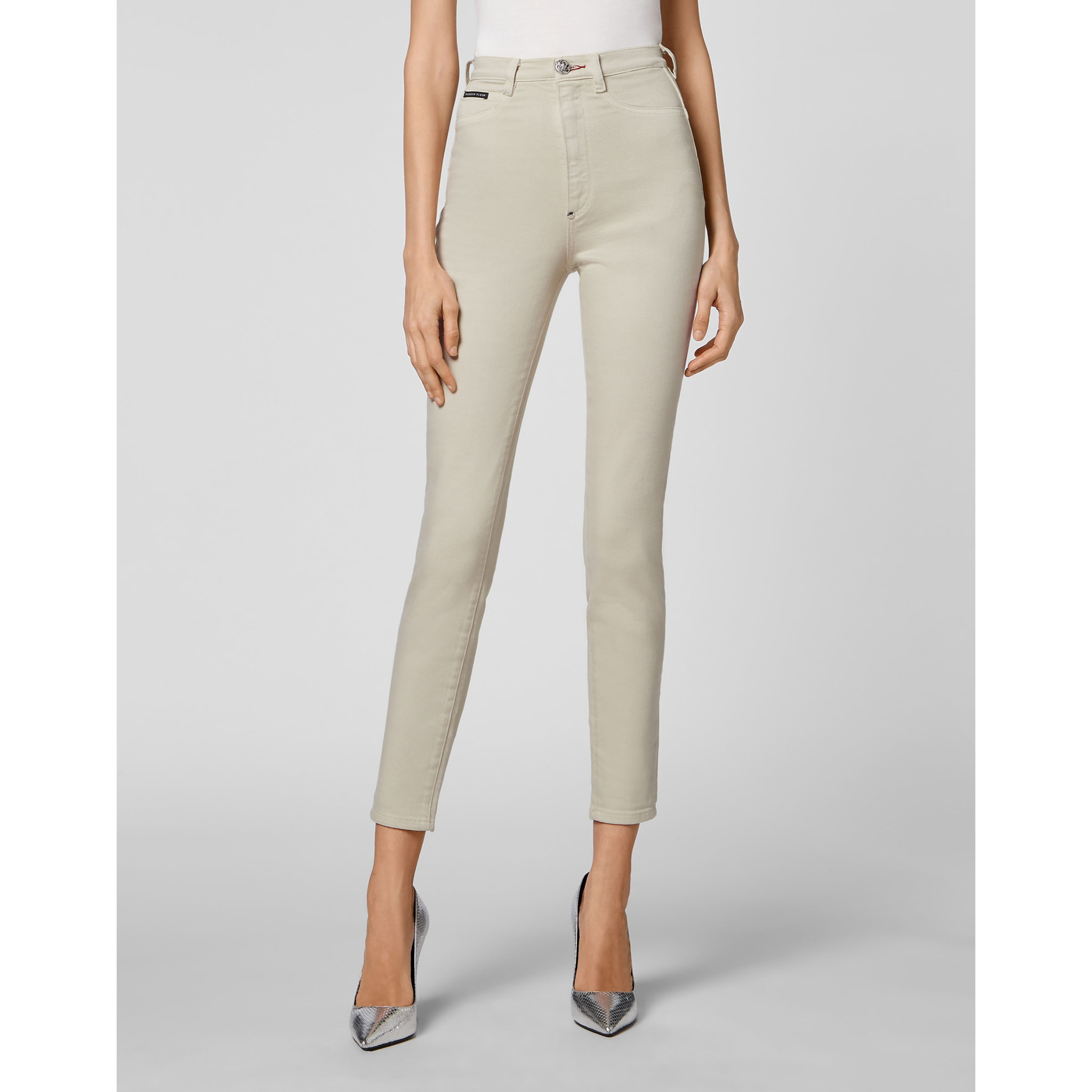 PHILIPP PLEIN Jegging de cintura alta ICONIC PLEIN