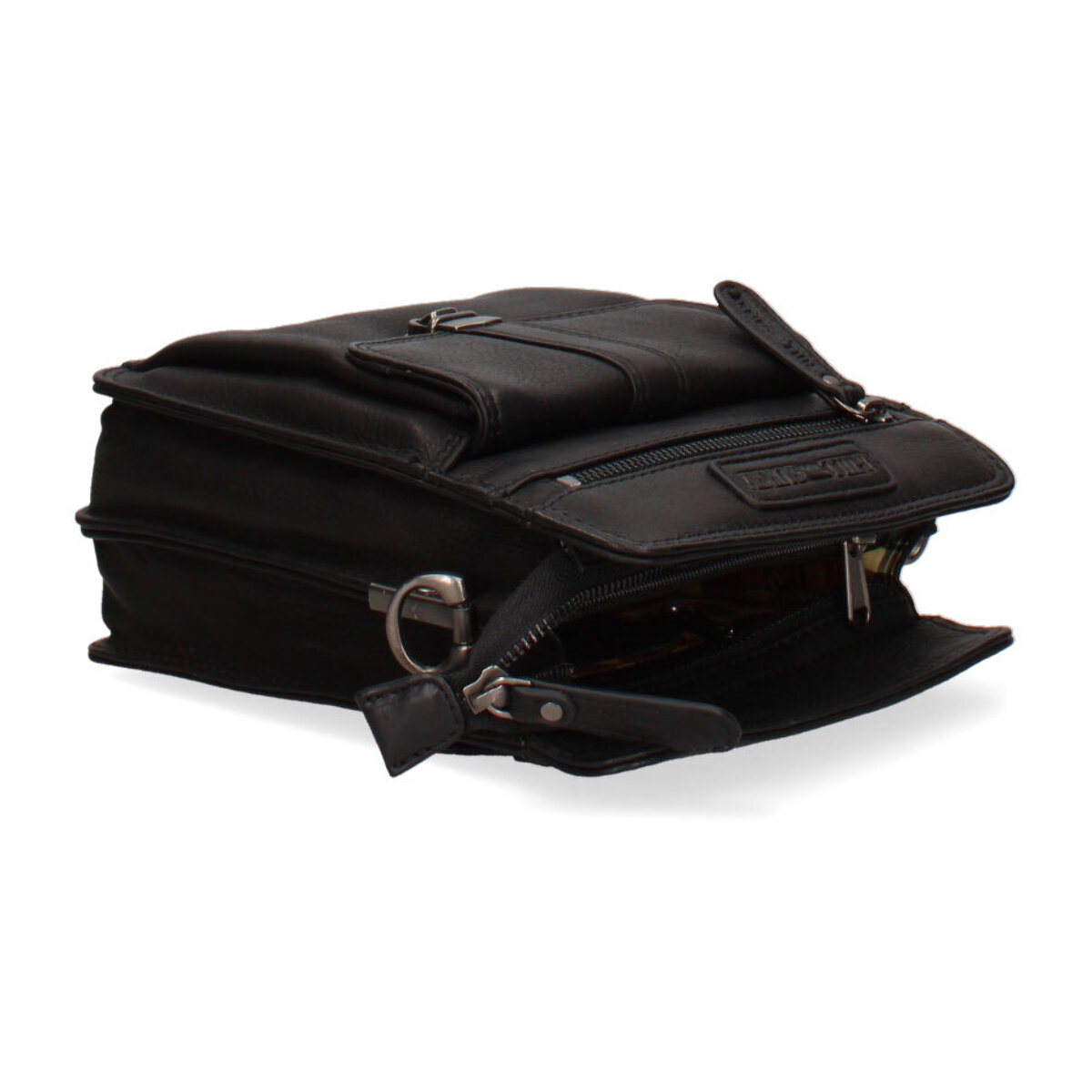 Borsa a tracolla  da uomo In Vera pelle Made in Italy 22,5x18x9 cm