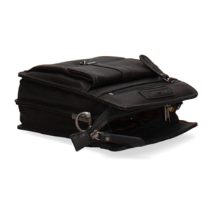 Borsa a tracolla  da uomo In Vera pelle Made in Italy 22,5x18x9 cm