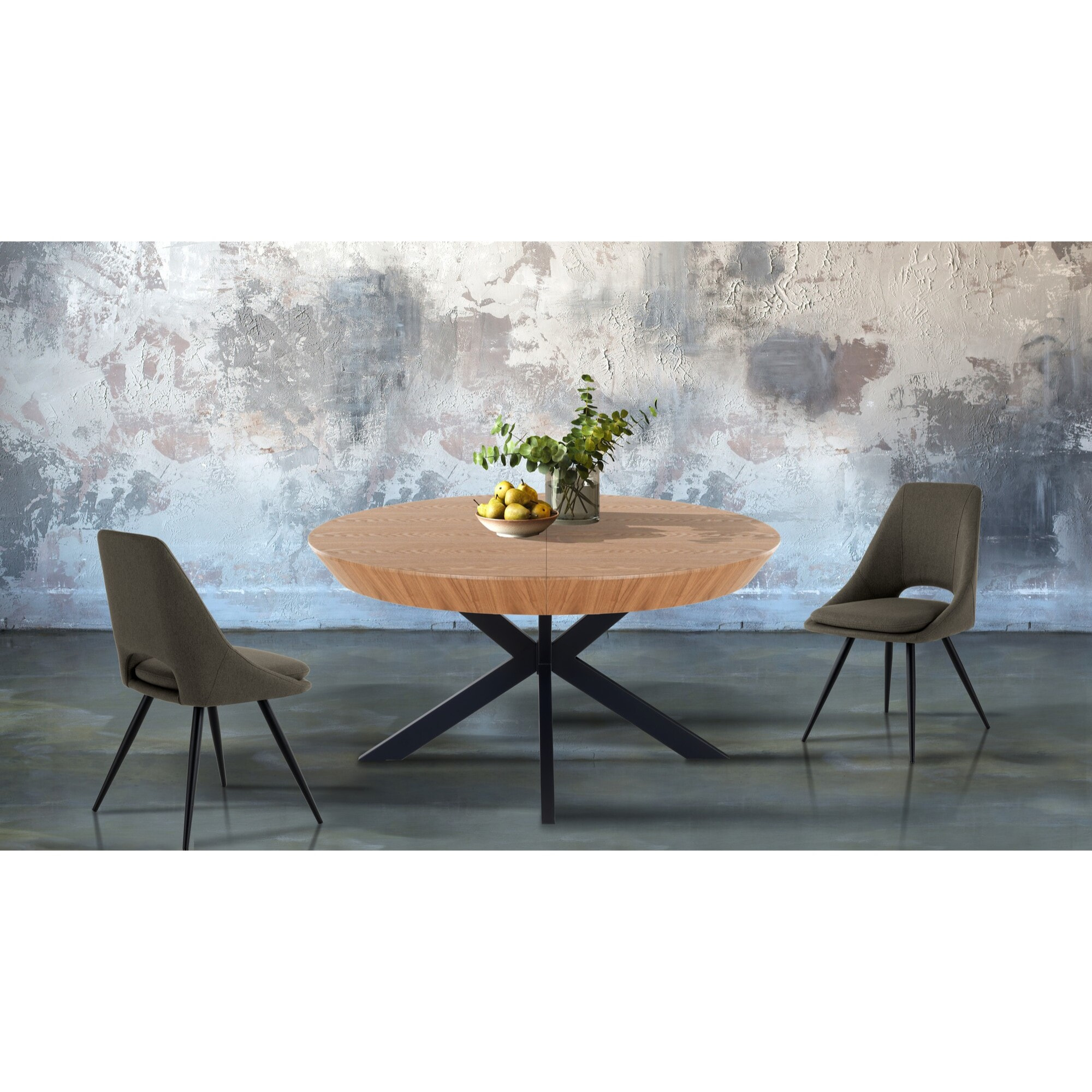 Oresteluchetta Tavolo rotondo allungabile RIO WOOD