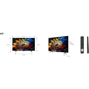 TV QLED TCL 43C69B 2024