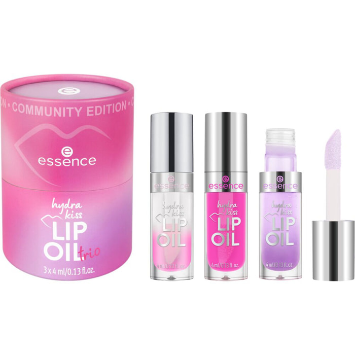 Hydra Kiss Lip Oil Trio - Coffret Huiles pour les Lèvres 3x4ml