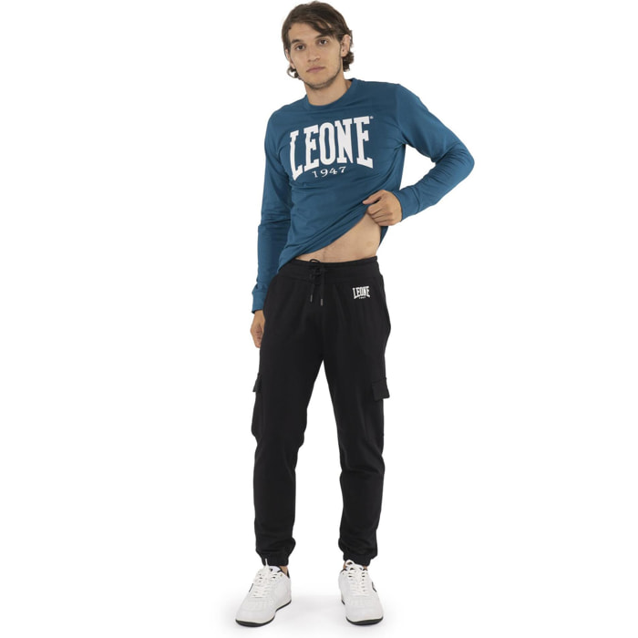 Pantalone cargo da uomo con logo piccolo "Basic"