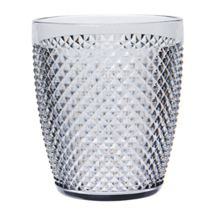 Set de 6 verres Excelsa – Diamond, plastique transparent 40 cl