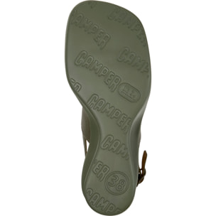 Sandalias - CAMPER Louise Sandal - Verde - Cuero liso
