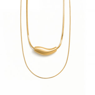 Collar Syten acabado oro amarillo 18k