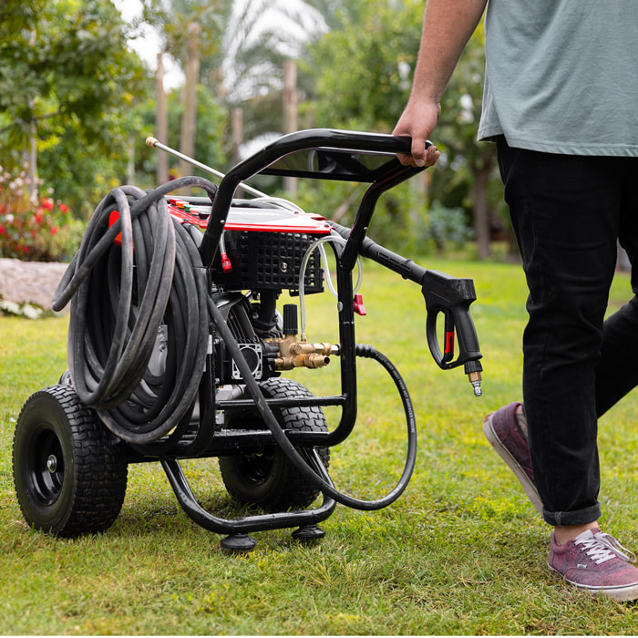 Hidrolimpiadora con motor gasolina 4 tiempos de 210cc 8cv - Greencut JET380X