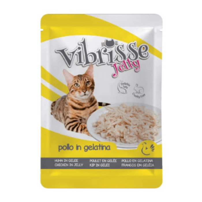 Bustine gatto gelatina - Vibrisse Jelly Pollo 70 gr - Croci