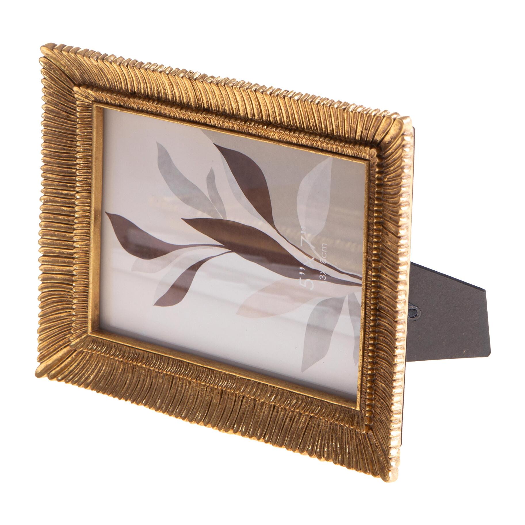 Porta foto foglia - 17,5xH22x2,3cm - Pezzi 3 - Bianchi Dino SpA