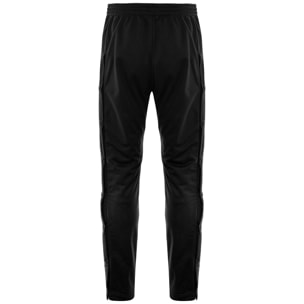 Kappa Pantaloni SPORT TROUSERS 222 BANDA ASTORIA SNAPS SLIM Nero