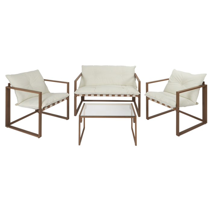 Salon De Jardin Cagliari 4pcs
