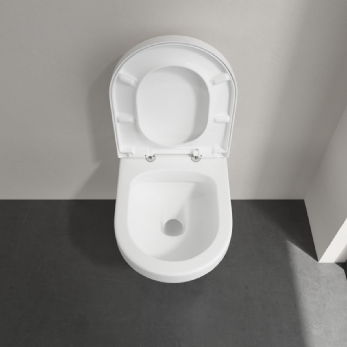 Cuvette WC suspendu sans bride VILLEROY & BOCH Architectura avec abattant
