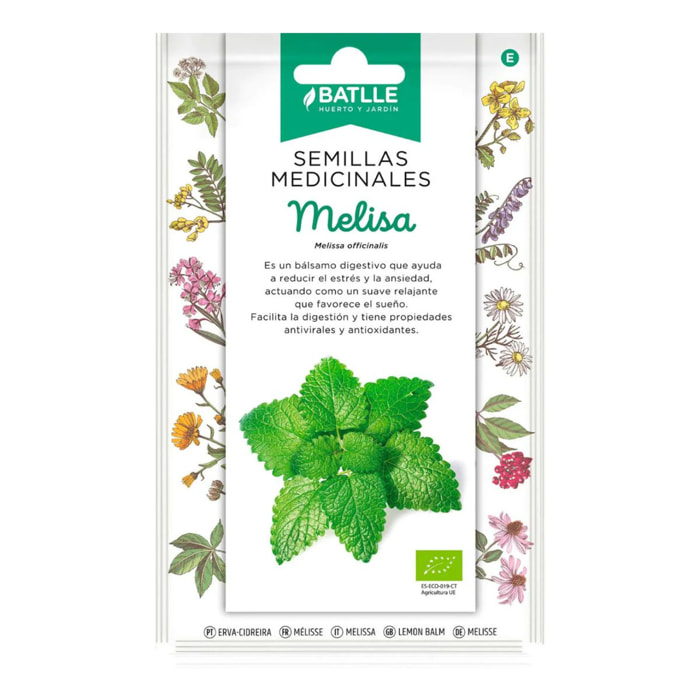 Semillas de Melisa ecológicas Batlle