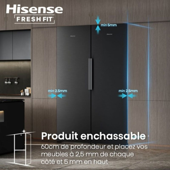 Réfrigérateur 1 porte HISENSE RL5K370GSFC freshfit