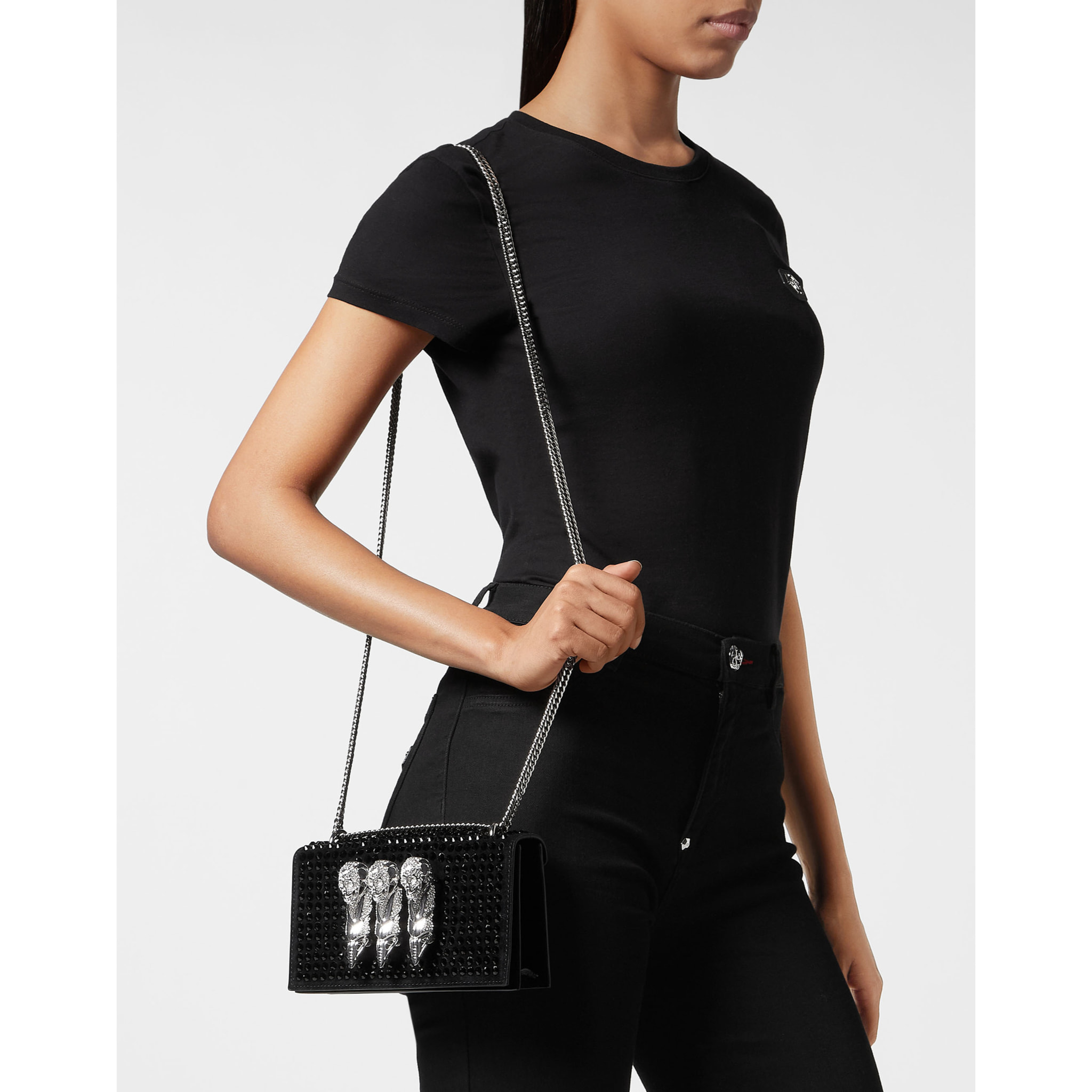 PHILIPP PLEIN Bolso de hombro CLAW CLUTCH