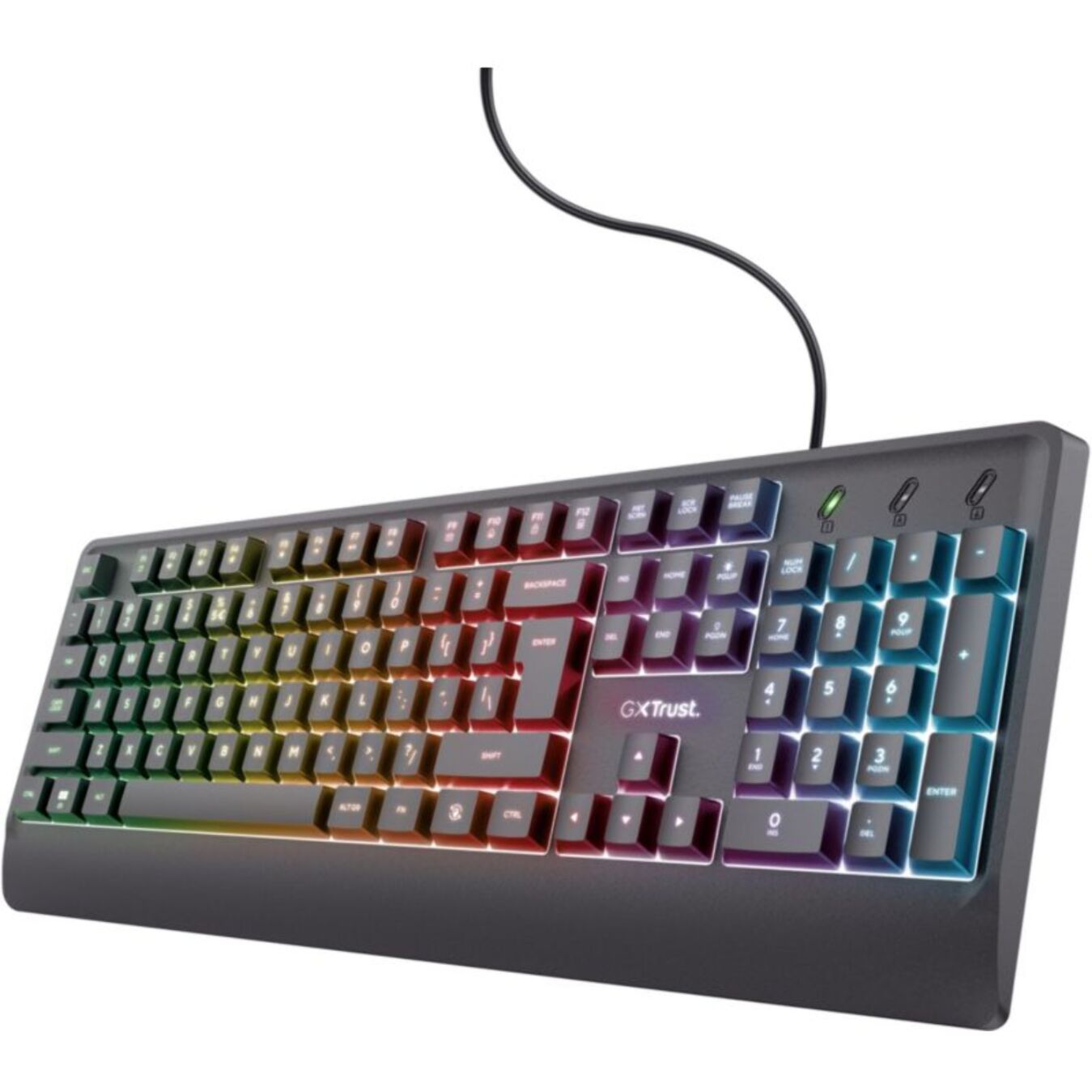 Clavier gamer sans fil TRUST Pack gaming QUADROX