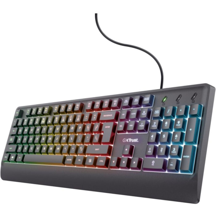 Clavier gamer sans fil TRUST Pack gaming QUADROX