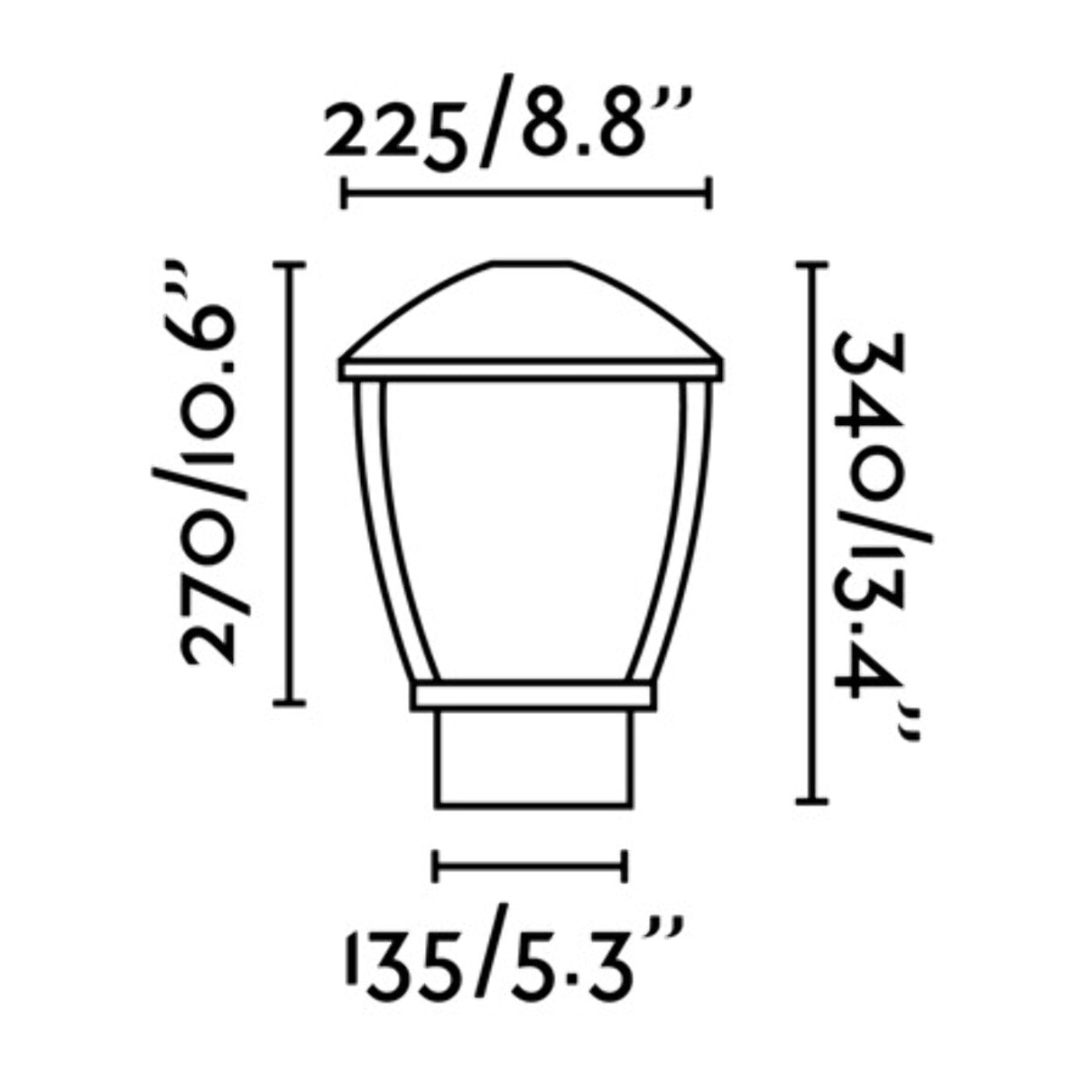 WILMA 340 Lampada sopra muro grigio scuro