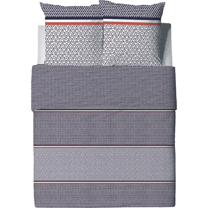 Parure Housse De Couette 3pcs 100% Coton 57fils Tilak