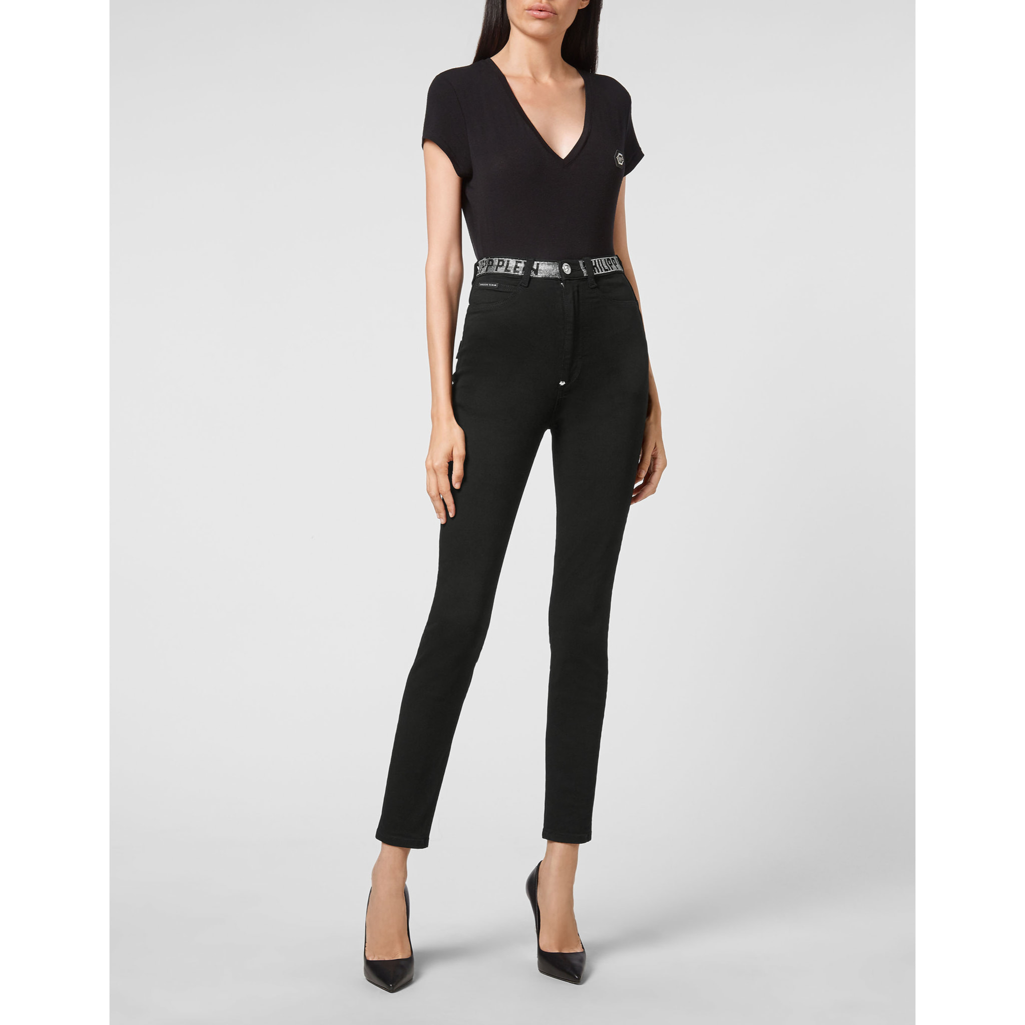 PHILIPP PLEIN Super High Waist Jegging