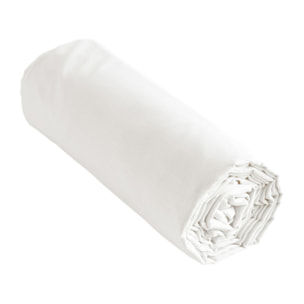 Drap housse 140 x 190 cm en coton avec bonnet H. 30 cm - AMBRE