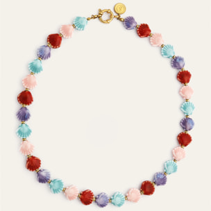 Collana Begur Conchiglie Acciao Placcato Oro