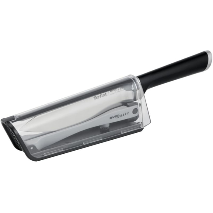 Couteau chef TEFAL Ever Sharp Couteau + aiguiseur
