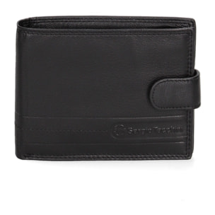 Portafoglio uomo in vera pelle - Modello False - Sfoderato - 12.0 x 9.5 x 2.0 cm