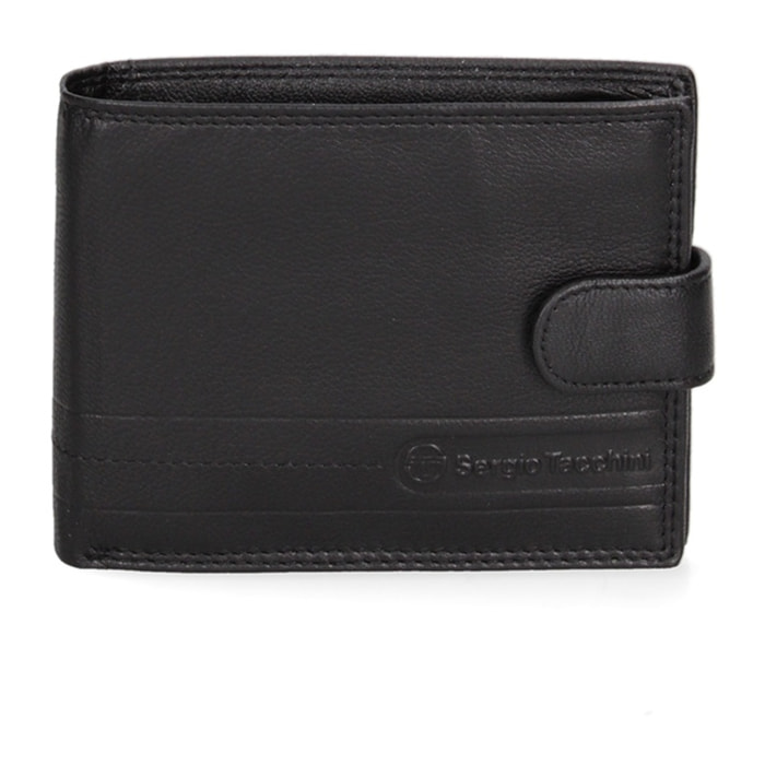 Portafoglio uomo in vera pelle - Modello False - Sfoderato - 12.0 x 9.5 x 2.0 cm