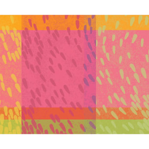 Set pur coton enduit motif jacquard Mille sources berlingot